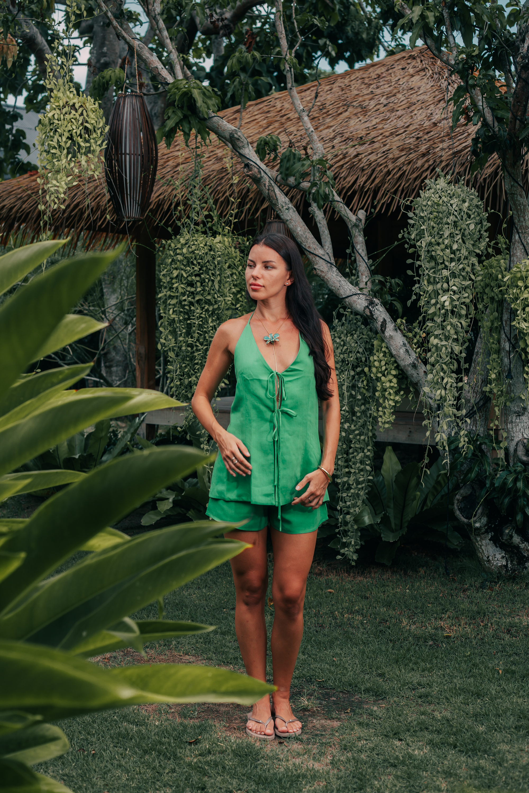 Aris Resort Set in Green, Effortless Summer Dressing